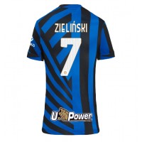 Camisa de Futebol Inter Milan Piotr Zielinski #7 Equipamento Principal Mulheres 2024-25 Manga Curta